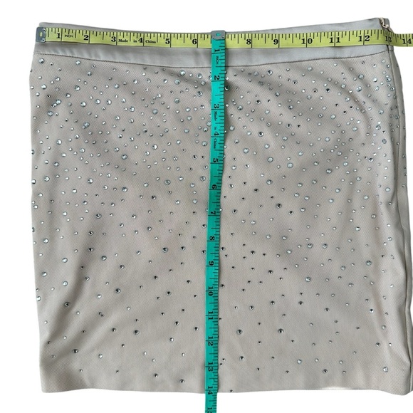 GENERATION LOVE Nina Crystal Mini Skirt in Bare Nude Women Size XS $225 MSRP NEW - Picture 15 of 15